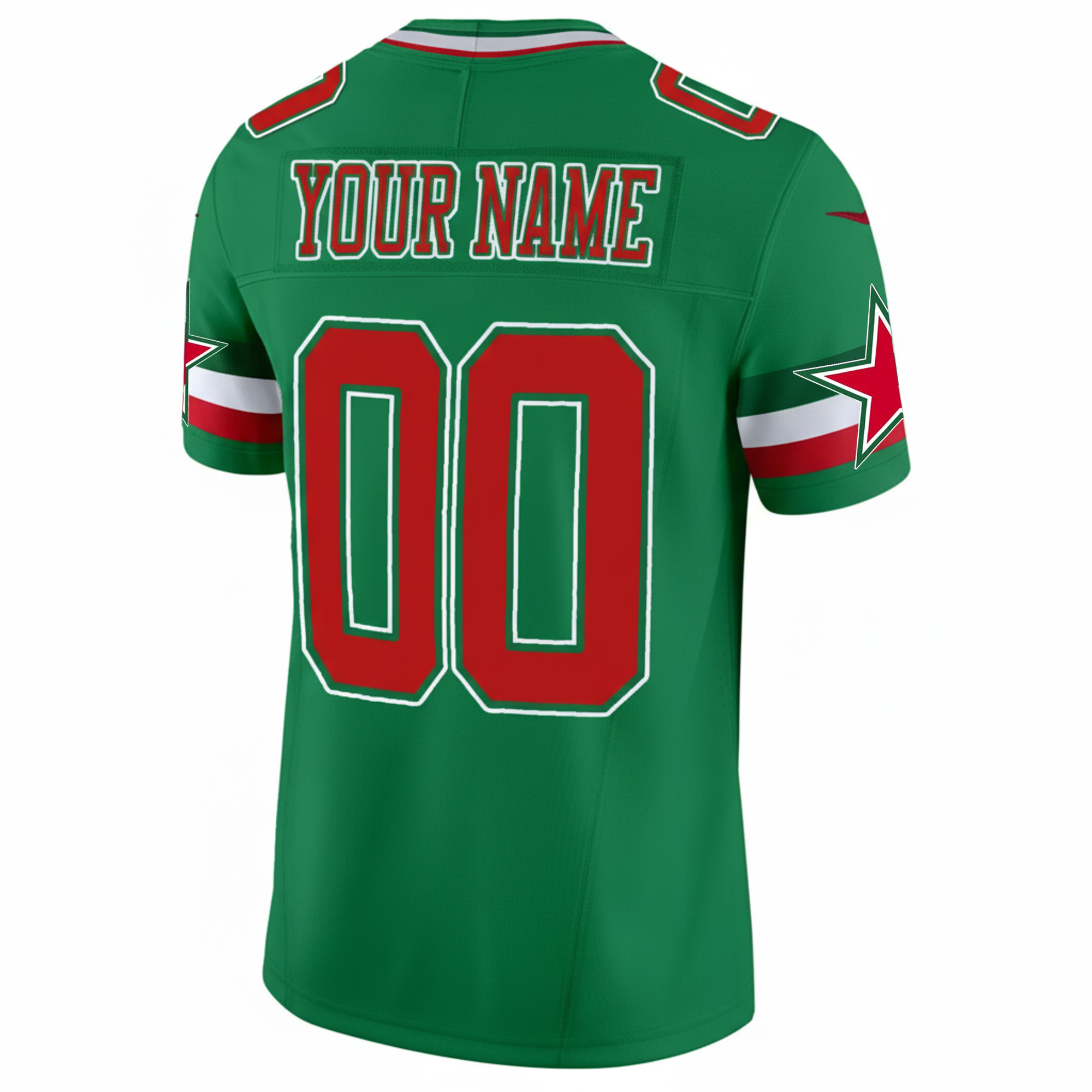 Custom Dallas Cowboys Mexico Edition Green Vapor F.U.S.E Limited Jersey - All Stitched - Image 3