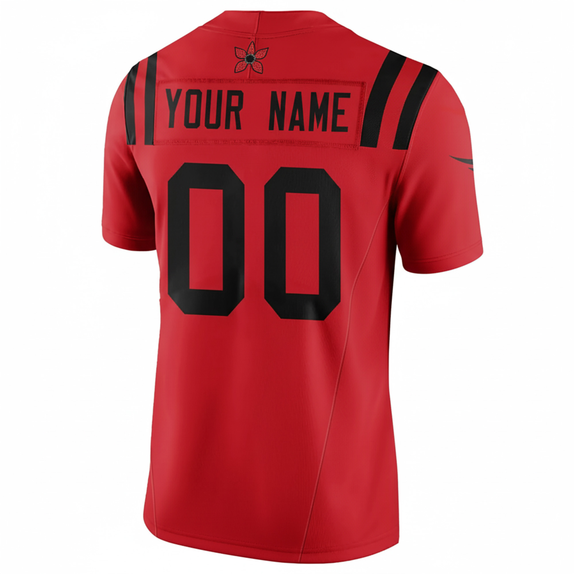 Custom New England Patriots Stranger Things Edition Red Vapor F.U.S.E Limited Jersey - All Stitched - Image 3