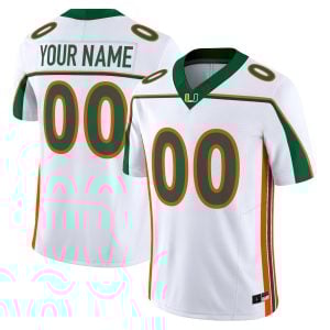 Custom Miami Hurricanes Football White Throwback Vapor F.U.S.E Limited Jersey - All Stitched