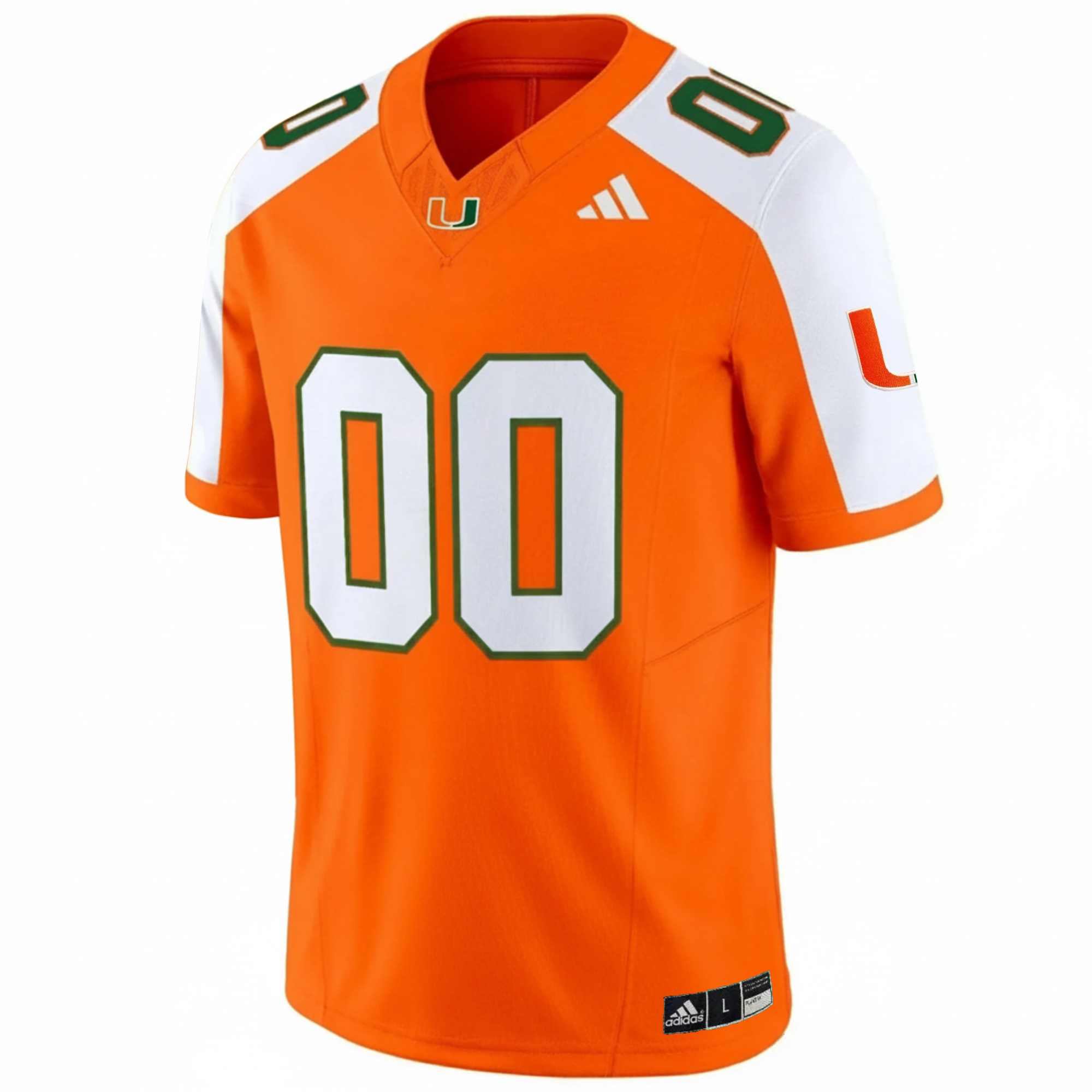 Custom Miami Hurricanes Football 2025 Goodyear Cotton Bowl Orange Alternate Limited Jersey - All Stitched - Image 2