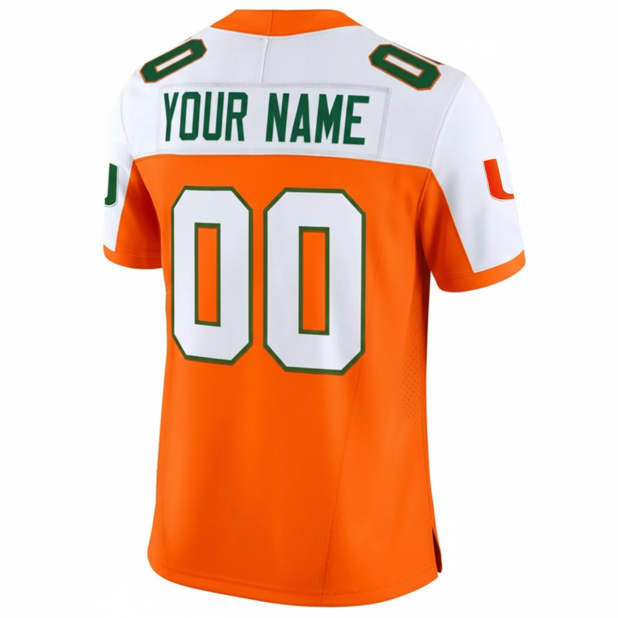 Custom Miami Hurricanes Football 2025 Goodyear Cotton Bowl Orange Alternate Limited Jersey - All Stitched - Image 3