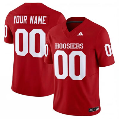Custom Indiana Hoosiers Football Crimson Vapor F.U.S.E Limited Jersey - All Stitched
