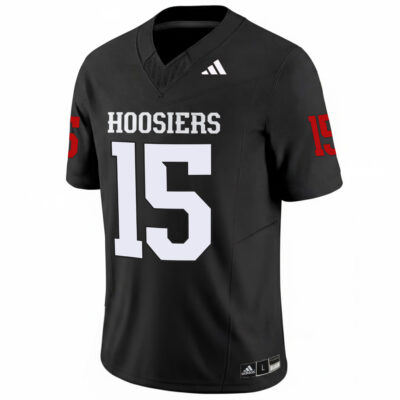 Alternative view of Fernando Mendoza Indiana Hoosiers Football Black Vapor F.U.S.E Limited Jersey - All Stitched