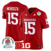 Fernando Mendoza Indiana Hoosiers Football Rose Bowl Crimson Vapor F.U.S.E Limited Jersey - All Stitched