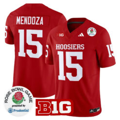Fernando Mendoza Indiana Hoosiers Football Rose Bowl Crimson Vapor F.U.S.E Limited Jersey - All Stitched