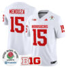 Fernando Mendoza Indiana Hoosiers Football Rose Bowl White Vapor F.U.S.E Limited Jersey - All Stitched