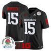 Fernando Mendoza Indiana Hoosiers Football Rose Bowl Black Vapor F.U.S.E Limited Jersey - All Stitched