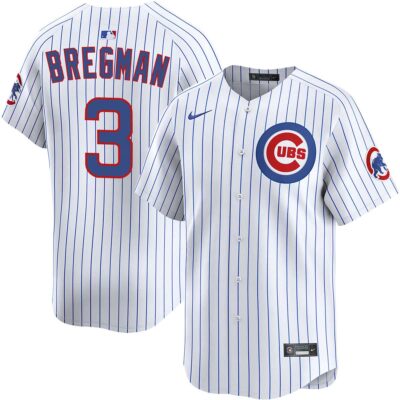 Alex Bregman Chicago Cubs White Home Limited Jersey - All Stitched