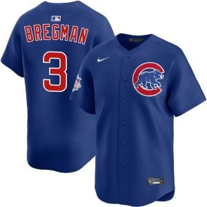 Alex Bregman Chicago Cubs Royal Blue Alternate Limited Jersey - All Stitched