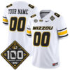 Custom Missouri Tigers Football 100th Stadium Anniversary White Vapor F.U.S.E Limited Jersey - All Stitched