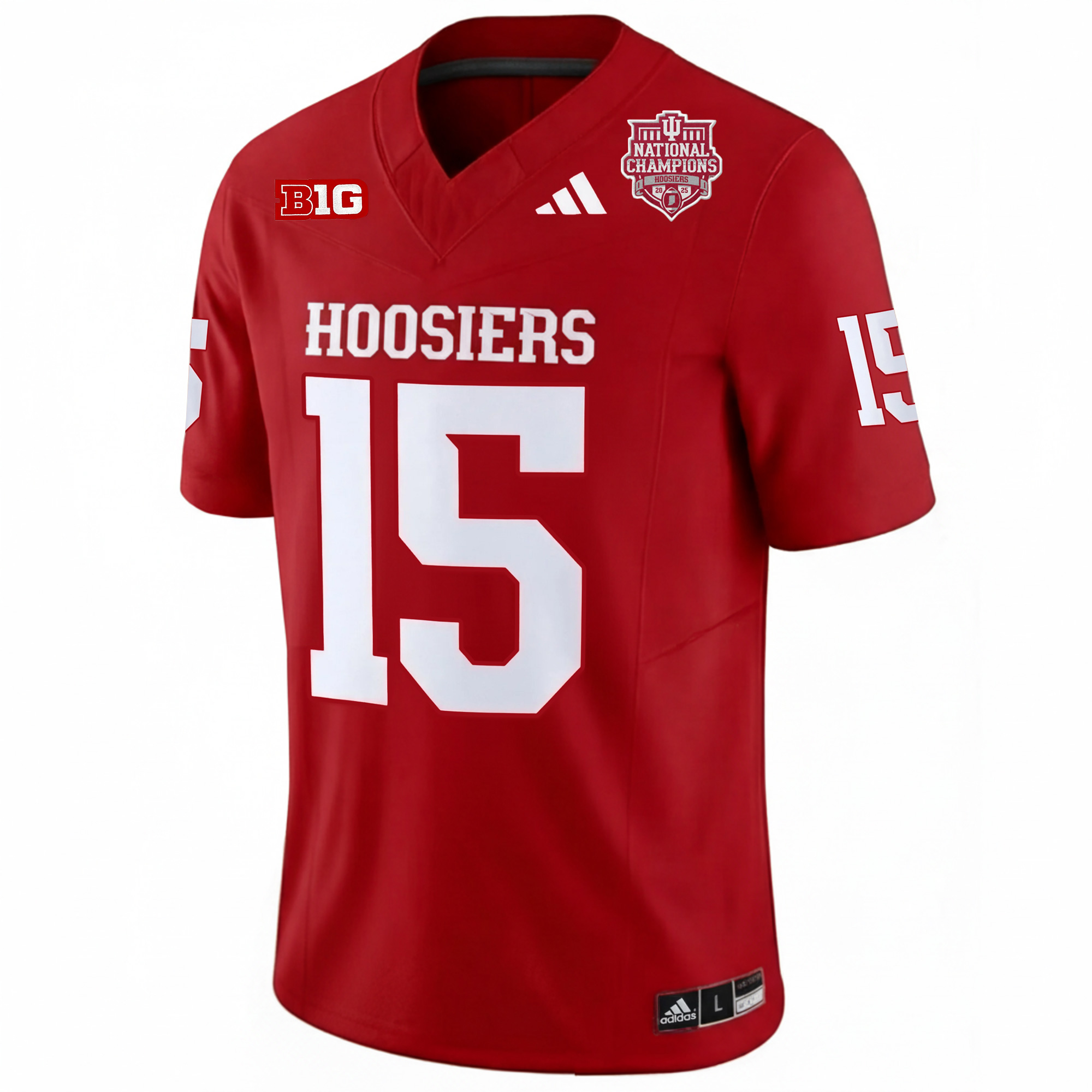 Fernando Mendoza Indiana Hoosiers Football CFP National Championship Crimson Vapor F.U.S.E Limited Jersey - All Stitched - Image 2