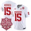 Fernando Mendoza Indiana Hoosiers Football CFP National Championship White Vapor F.U.S.E Limited Jersey - All Stitched