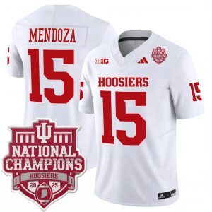 Fernando Mendoza Indiana Hoosiers Football CFP National Championship White Vapor F.U.S.E Limited Jersey - All Stitched