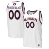 Custom Auburn Tigers Basketball 2024/25 White Home Jersey - All Stitched