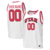 Custom Utah Utes Basketball 2023/24 White Home Jersey - All Stitched