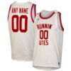 Custom Utah Utes Basketball White Throwback Jersey - All Stitched