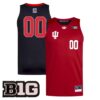 Custom Indiana Hoosiers Basketball 2024/25 Black Month History Jersey w/ B1G Patch - All Stitched