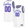 Custom Kansas Jayhawks Basketball White Reverse Retro Jersey - All Stitched