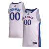 Custom Kansas Jayhawks Basketball 2023/24 White Home Jersey - All Stitched