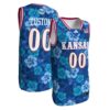 Custom Kansas Jayhawks Basketball 2023/24 Maui Strong Jersey - All Stitched