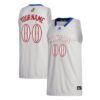 Custom Kansas Jayhawks Basketball 2021/22 White Alternate Jersey - All Stitched