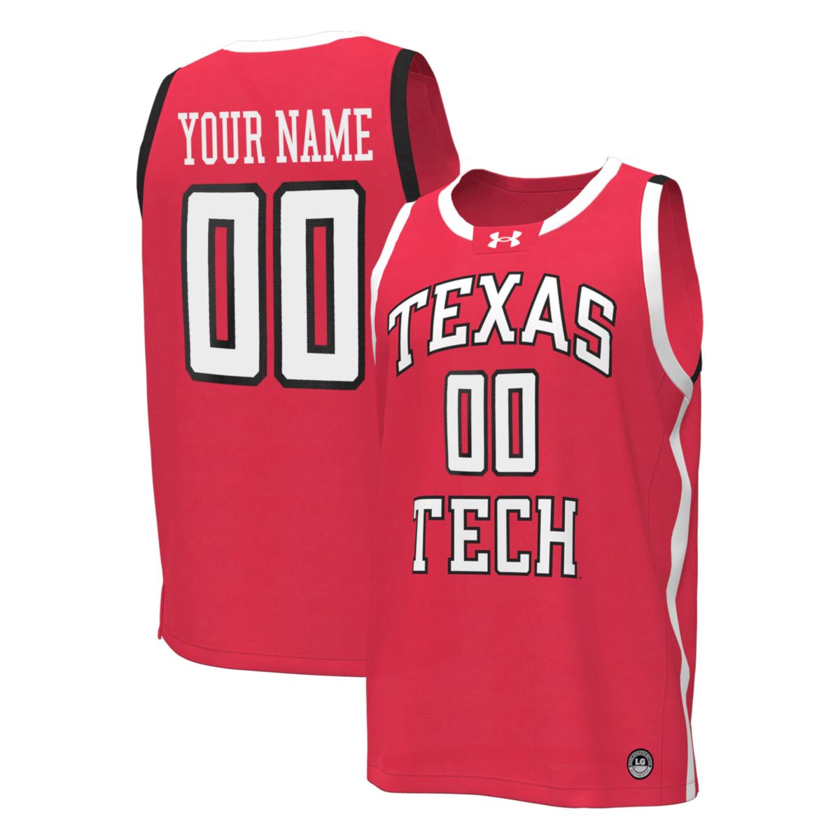 Custom Texas Tech Red Raiders Basketball 2023/24 Red Away Jersey - All Stitched