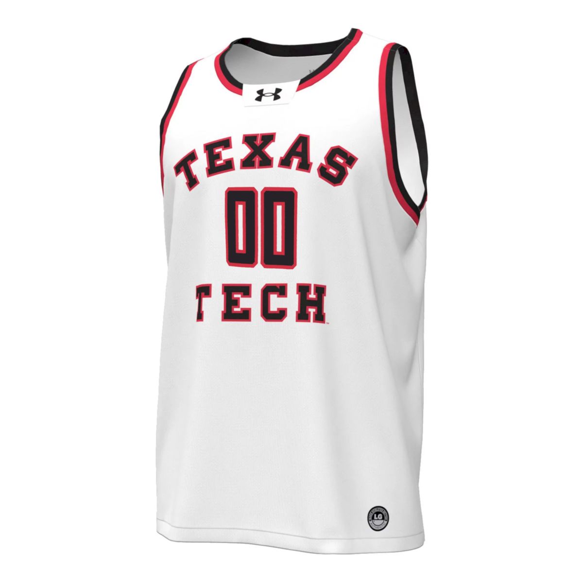 Custom Texas Tech Red Raiders Basketball White 1965 Throwback Jersey - All Stitched - Image 2