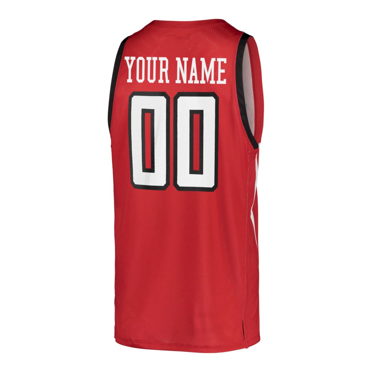 Custom Texas Tech Red Raiders Basketball 2021/22 Red Away Jersey - All Stitched - Image 3