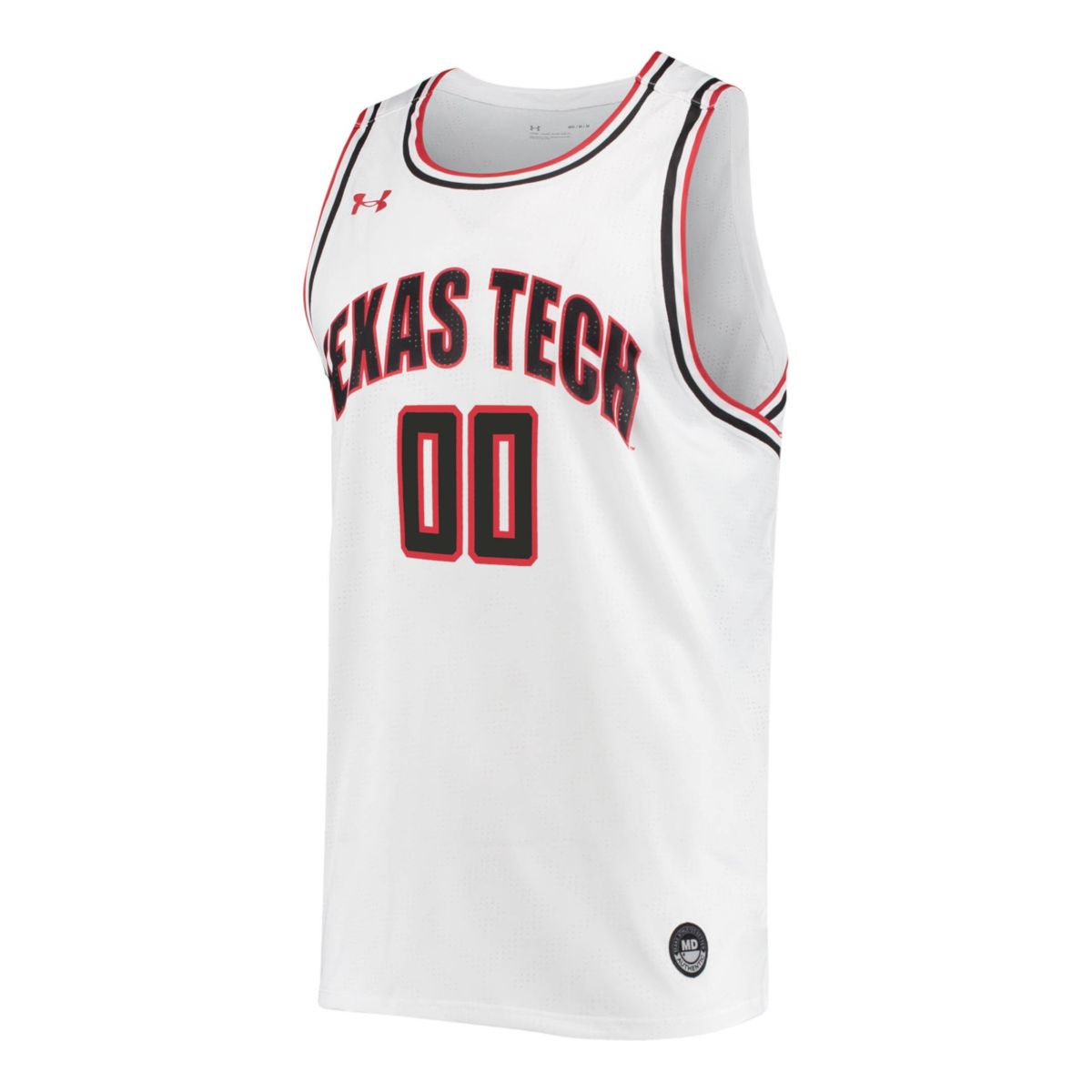 Custom Texas Tech Red Raiders Basketball White Jersey - All Stitched - Image 2