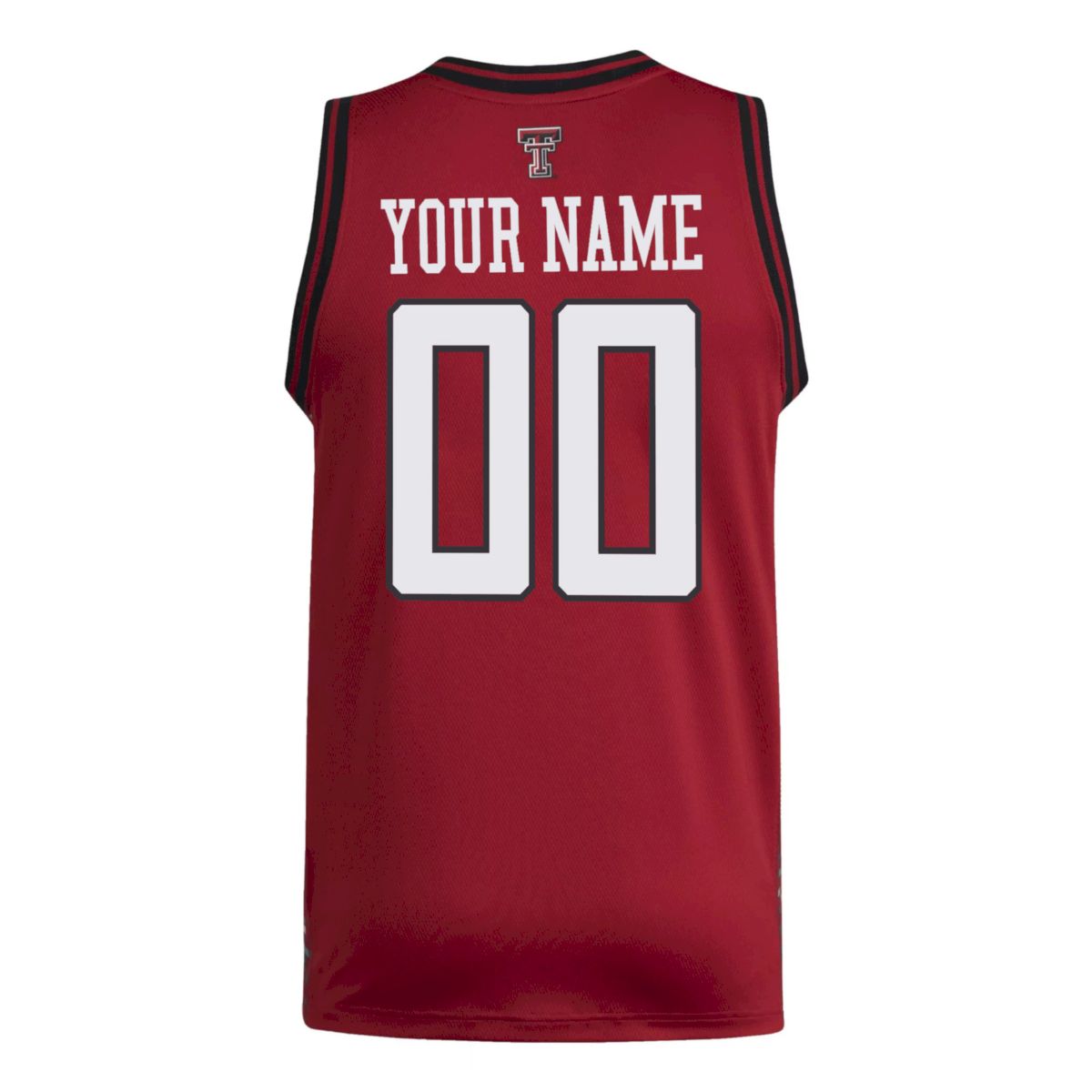 Custom Texas Tech Red Raiders Basketball Red Away Jersey - All Stitched - Image 3