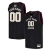 Custom Texas A&M Aggies Basketball 2022/23 Black Away Jersey - All Stitched