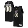 Custom Washington Huskies Basketball 2021/22 Black Alternate Jersey - All Stitched