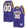 Custom Washington Huskies Basketball Purple Commemorative Classic Jersey - All Stitched