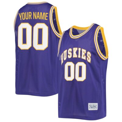 Custom Washington Huskies Basketball Purple Commemorative Classic Jersey - All Stitched