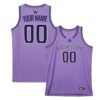 Custom Washington Huskies Basketball 2025/26 Lavender Alternate Jersey - All Stitched