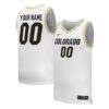 Custom Colorado Buffaloes Basketball 2025/26 White Home Jersey - All Stitched