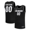 Custom Colorado Buffaloes Basketball 2025/26 Black Away Jersey - All Stitched