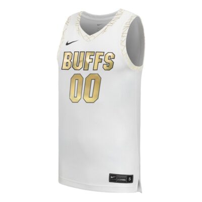 Alternative view of Custom Colorado Buffaloes Basketball 2025/26 White Alternate Jersey - All Stitched