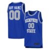 Custom Memphis Tigers Basketball Royal Blue Throwback Away Jersey - All Stitched