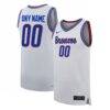 Custom Boise State Broncos Basketball 2025/26 White Away Jersey - All Stitched