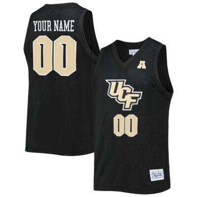 Custom UCF Knights Basketball Black Alumni Commemorative Classic Jersey - All Stitched