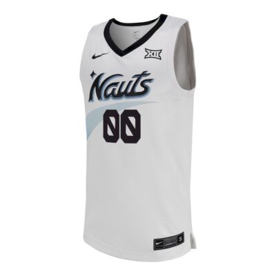 Alternative view of Custom UCF Knights Basketball White Special Jersey w/ XII Patch - All Stitched