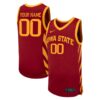 Custom Iowa State Cyclones Basketball Cardinal Away Jersey - All Stitched
