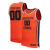 Custom Oregon State Beavers Basketball Orange Away Jersey - All Stitched