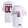Custom Texas A&M Aggies Baseball White Sweep Jersey - All Stitched
