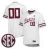 Custom Texas A&M Aggies Baseball White Script Jersey w/ SEC Patch - All Stitched