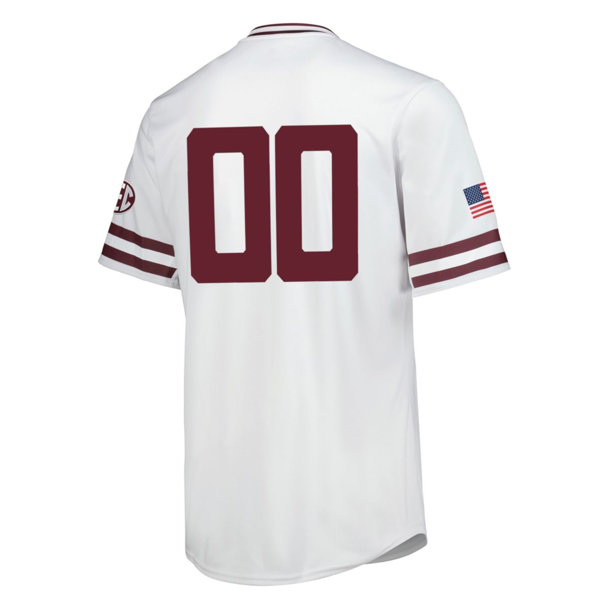Custom Texas A&M Aggies Baseball White Script Jersey w/ SEC Patch - All Stitched - Image 3