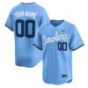 Custom North Carolina Tar Heels Baseball Carolina Blue Home Limited Jersey - All Stitched