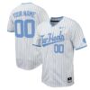 Custom North Carolina Tar Heels Baseball White Away Jersey - All Stitched