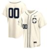 Custom Penn State Nittany Lions Baseball Cream Home Jersey – All Stitched